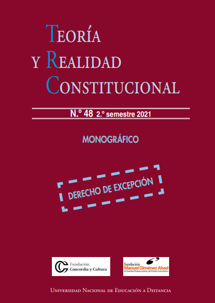 Teoría y Realidad Constitucional 2021. Nº 47 y 48 -0