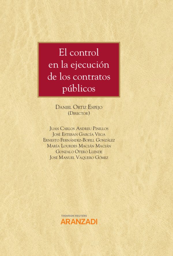 Control en la ejecución de los contratos públicos -0