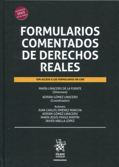 Formularios comentados de derechos reales