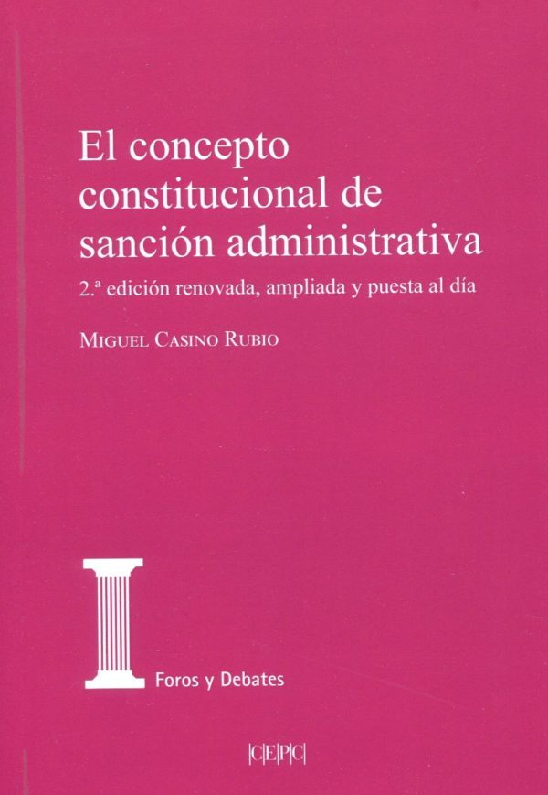 El concepto constitucional de sanción administrativa 2022 -0