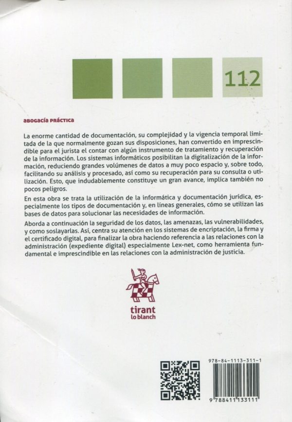 Informática y documentación jurídica para la investigación y práctica del Derecho-71692