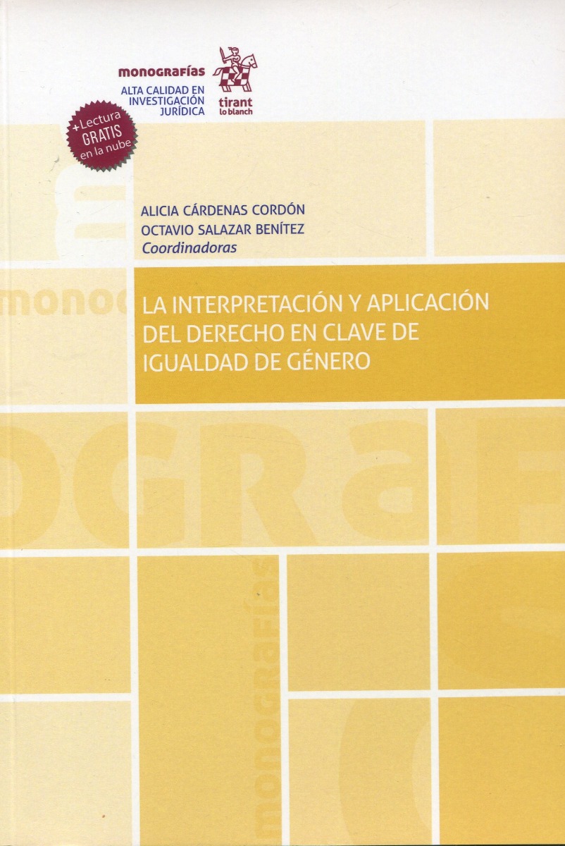 La interpretación y aplicación del Derecho en clave de igualdad de género -0