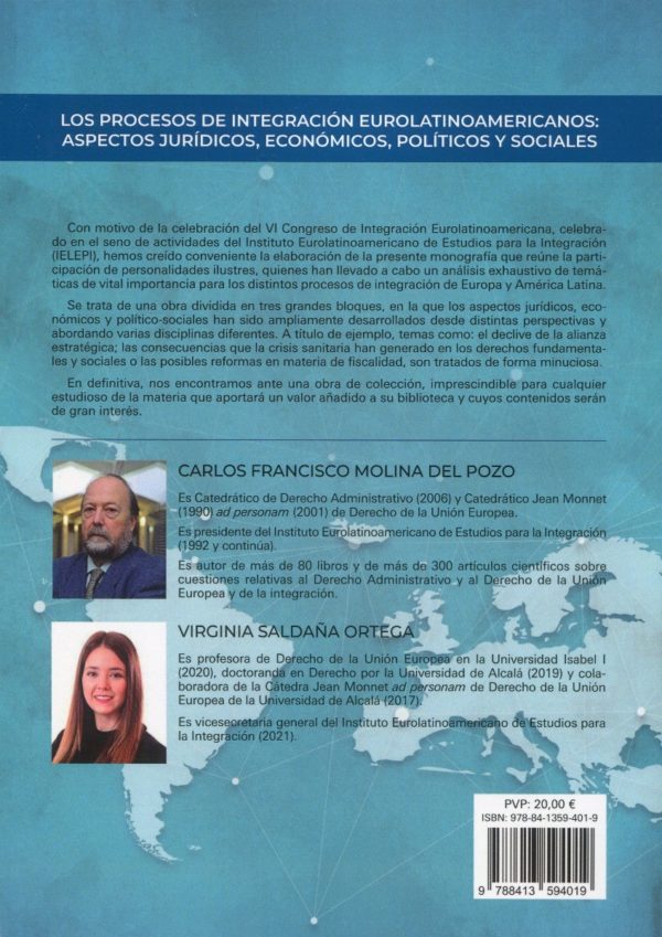 Procesos de integración eurolatinoamericanos: aspectos jurídicos, económicos políticos y sociales-72122