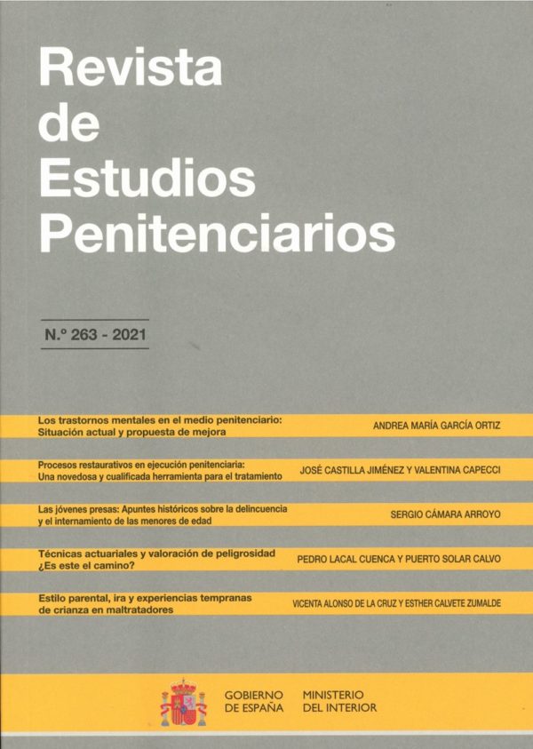 Revista de estudios penitenciarios, nº 263 - 2021 -0