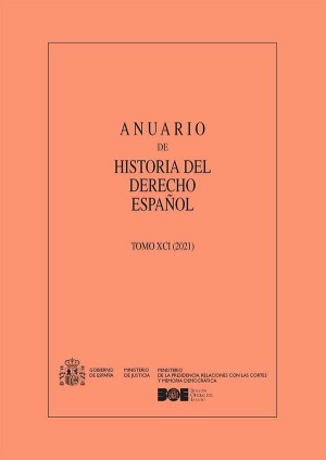 Anuario de Historia del Derecho Español 91. 2021 -0
