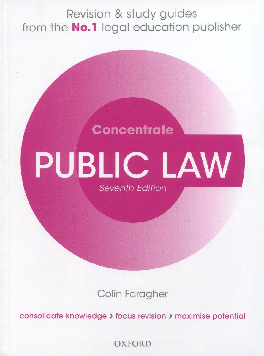 Concentrate Public Law. Revision and Study Guide -0