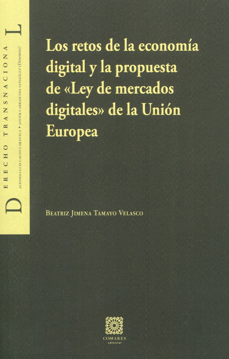 Los retos de la economía digital y la propuesta de" Ley de mercados digitales" de la Unión Europea-0