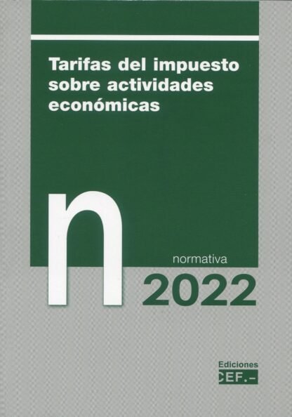 Tarifas del impuesto sobre actividades económicas 2022