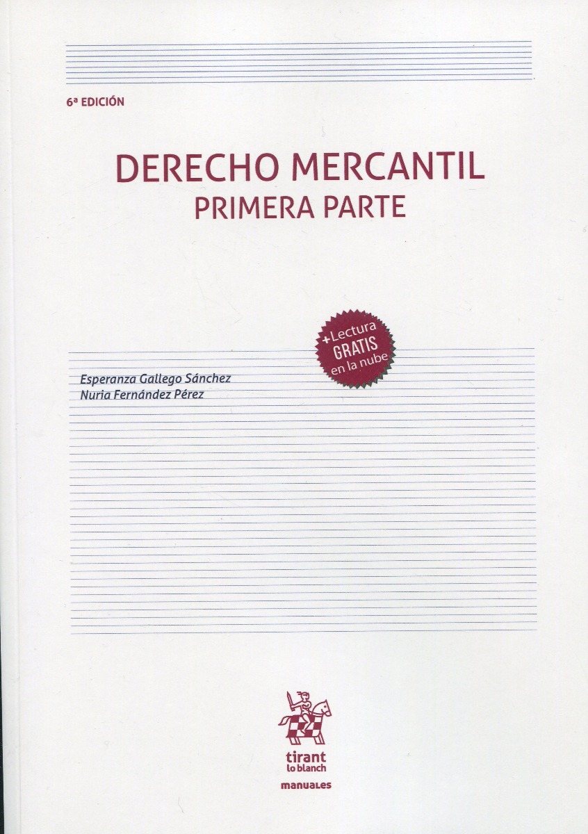Derecho Mercantil. Parte Primera -0