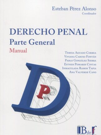 Derecho penal. Parte general. Manual