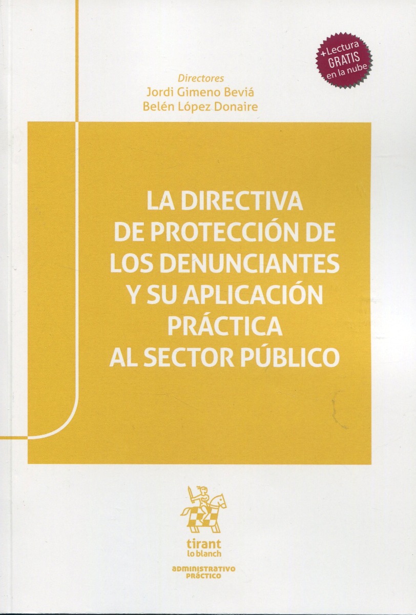 La directiva de protección de los denunciantes y su aplicación práctica al sector público -0