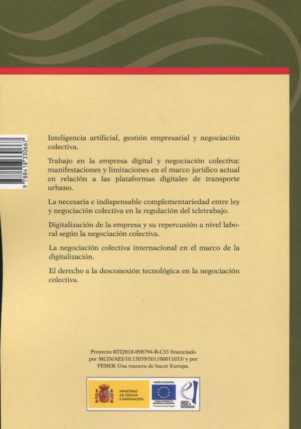 Nuevas formas de negociación colectiva en la empresa digital -72864