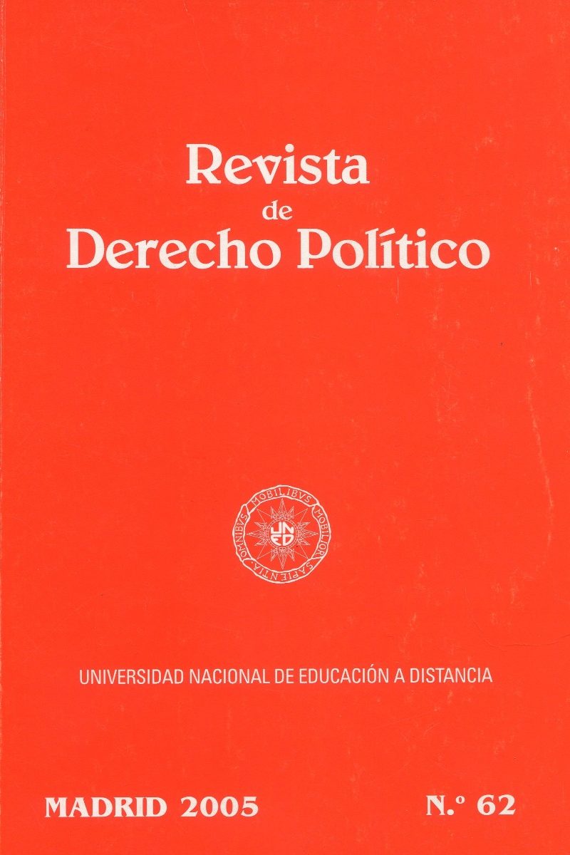 Revista de Derecho Político Nº 62 / 2005 -0