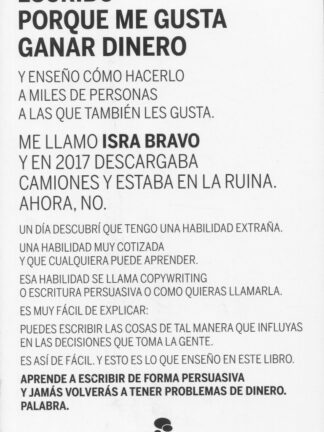 Escribo porque me gusta ganar dinero