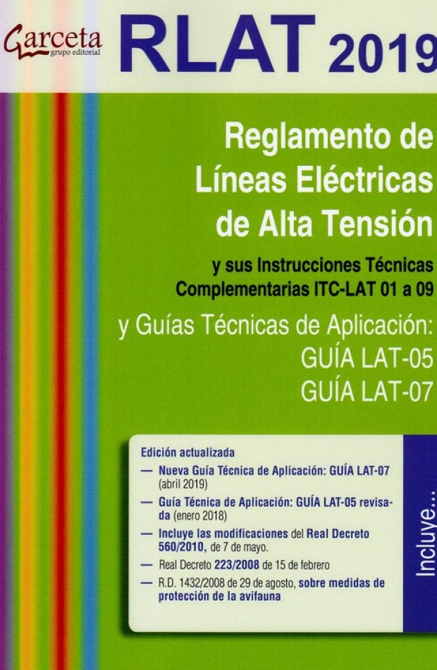 RLAT 2019. Reglamento de líneas eléctricas de alta tensión -0