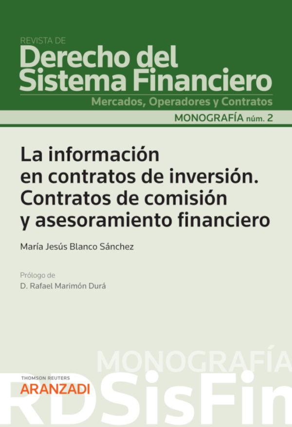 Información en contratos de inversión