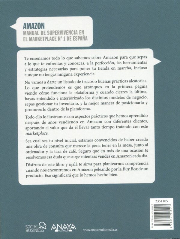 Amazon. Manual de supervivencia en el marketplace nº1 de España -73896