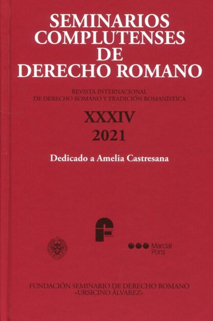 Seminarios Complutenses de Derecho Romano XXXIV 2021