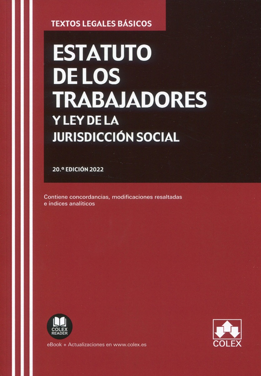 Estatuto de los trabajadores y ley de la jurisdicción social 2022 -0