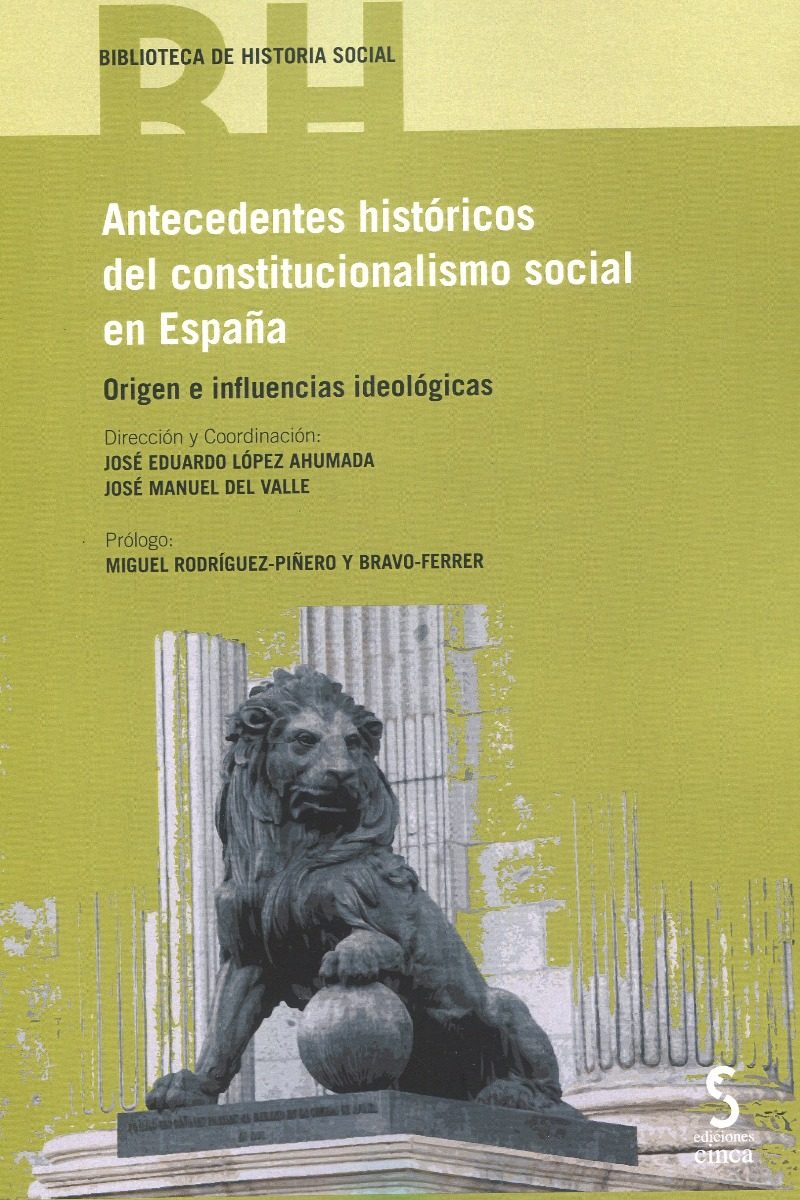 Antecedentes históricos del constitucionalismo social en España. Origen e influencias ideológicas-0