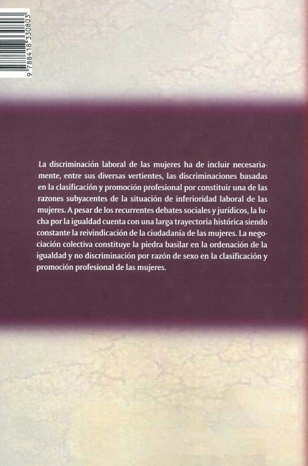 Carrera profesional de las mujeres: clasificación y promoción profesional. Análisis a partir de la negociación colectiva en Castilla-La Mancha-73415