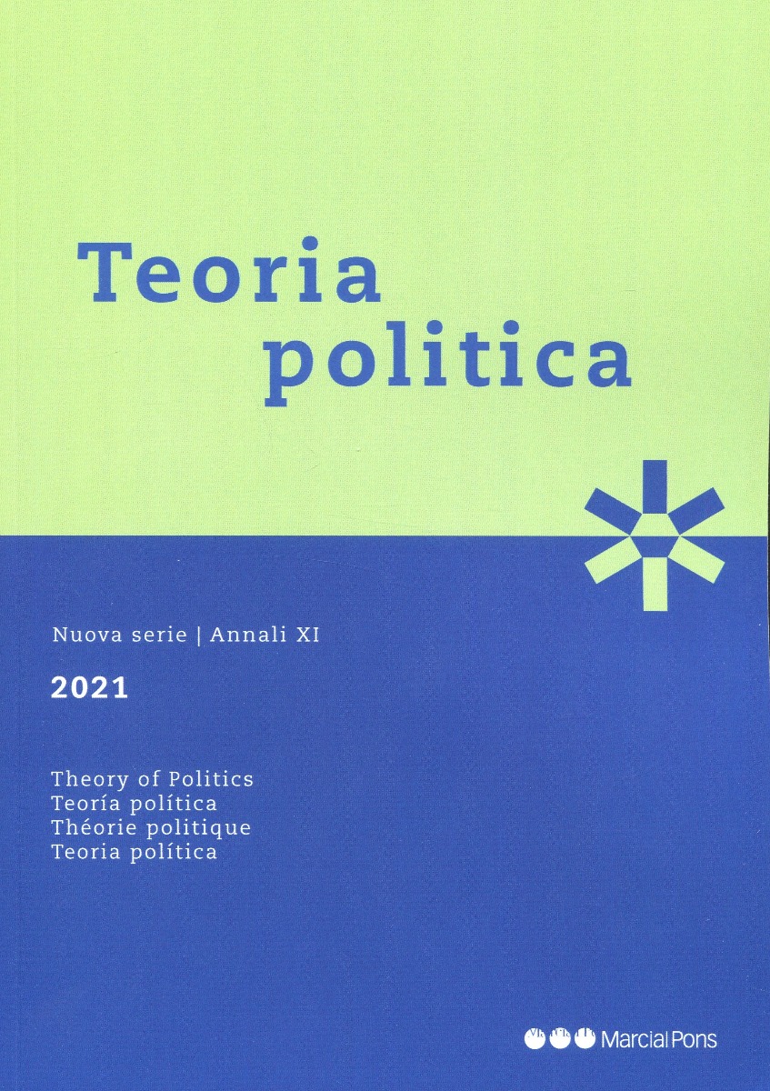 Teoría política 2021 Nuova serie. Annali XI-0