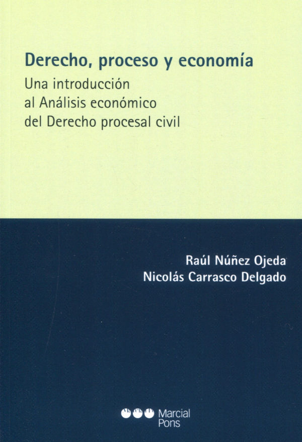 Derecho, proceso y economía. Una introducción al análisis económico del derecho procesal civil-0