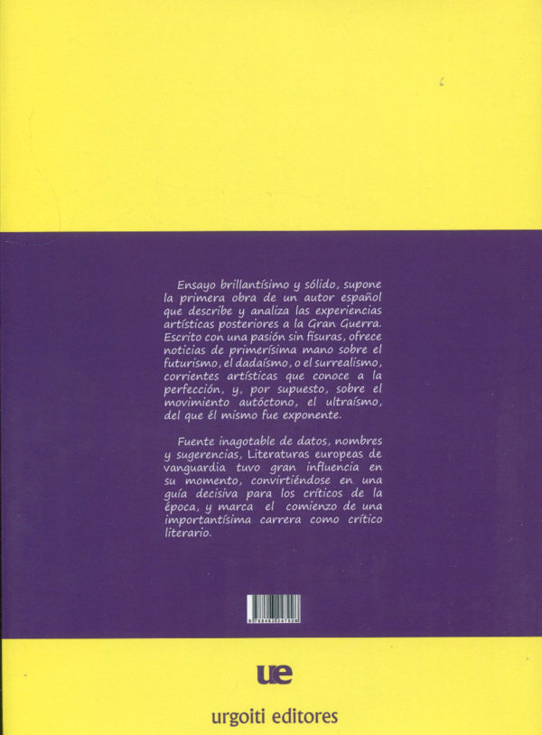 Literaturas europeas de vanguardia -74633