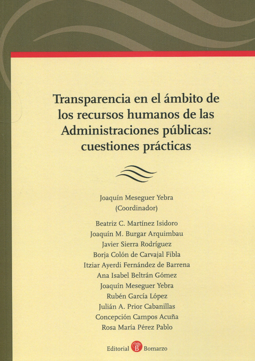 Transparencia en el ámbito de los recursos humanos de las administraciones públicas: cuestiones prácticas-0
