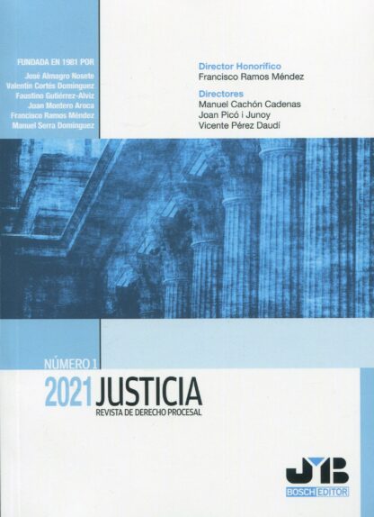Justicia 2021. Nº 1 Revista de derecho procesal