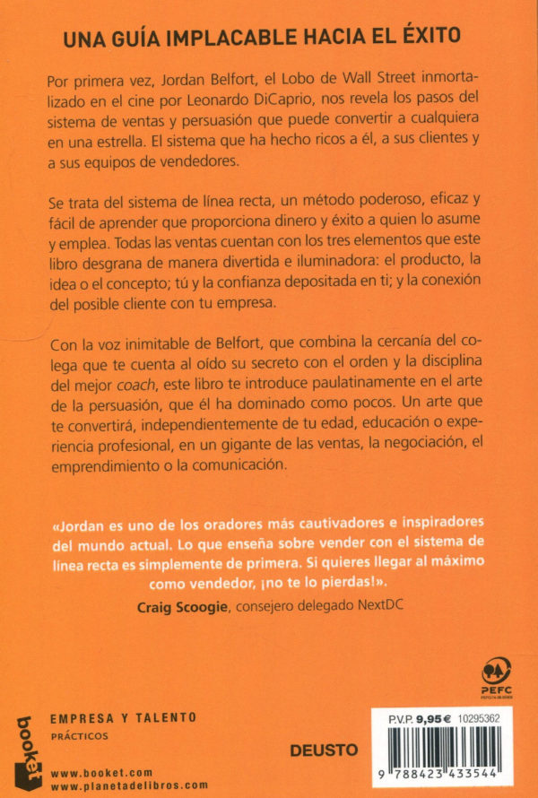 El método del lobo de Wall Street. Cómo vender todo lo que te propongas maximizando tu capacidad de persuasión. inlfuencia e éxtio-74883