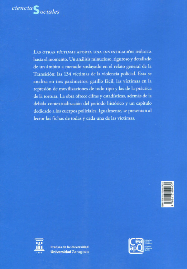 Las otras víctimas. La violencia policial durante la Transición (1975-1982) -75007