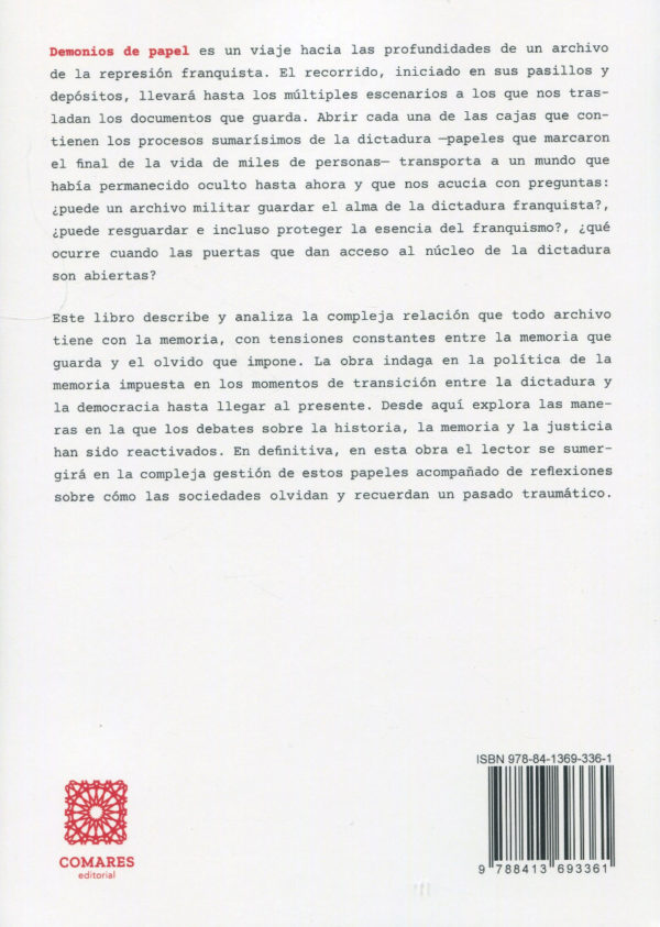 Demonios de papel. Diarios desde un archivo de la represión franquista-75016