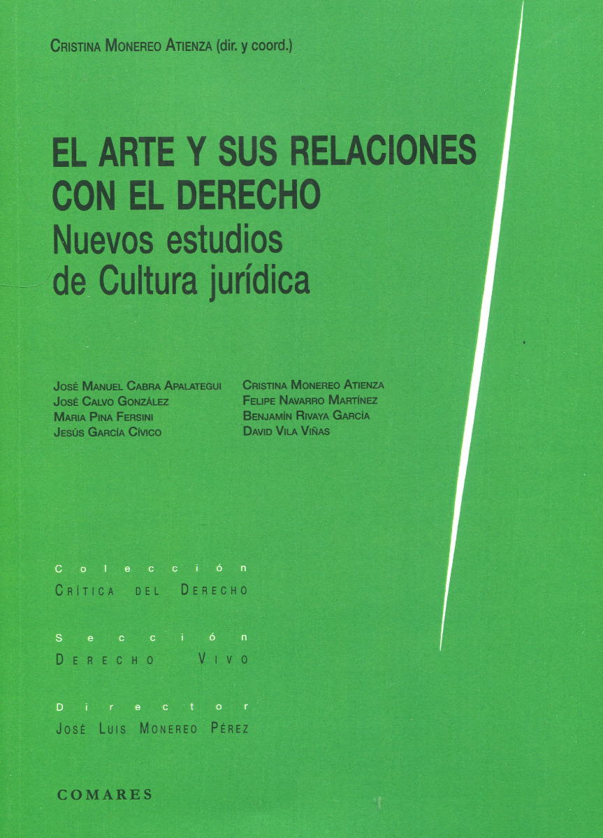 Arte y sus relaciones con el Derecho. Nuevos estudios de cultura jurídica -0