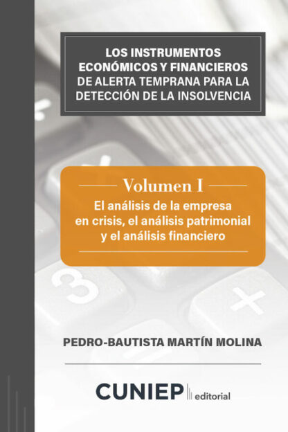 Instrumentos económicos y financieros de alerta temprana para la detección de la insolvencia. Vol. I El análisis de la empresa en crisis, el análisis patrimonial y el análisis financiero