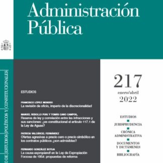 Revista de administración pública 217 Enero / abril 2022