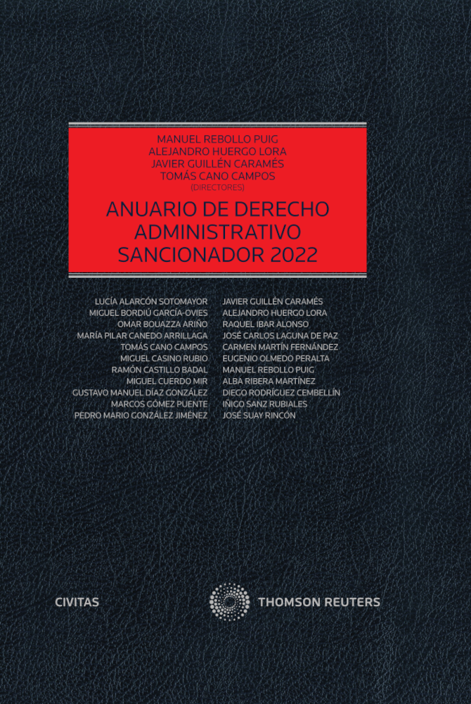 Anuario derecho administrativo sancionador 2022