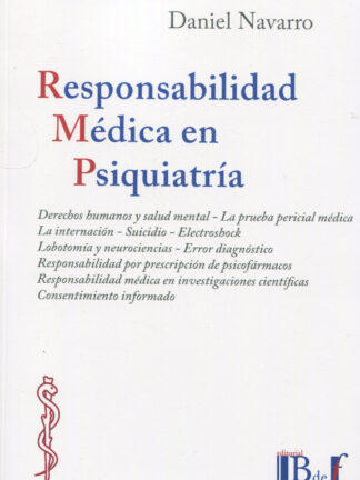Responsabilidad médica en psiquiatría