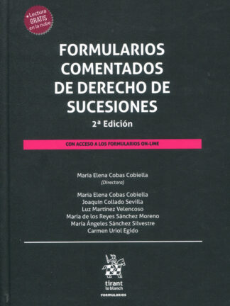 Formularios comentados de derecho de sucesiones