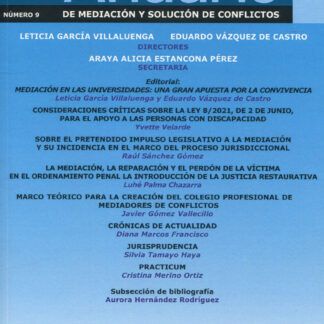 Anuario de mediación y solución de conflictos Nº 9 / 2022