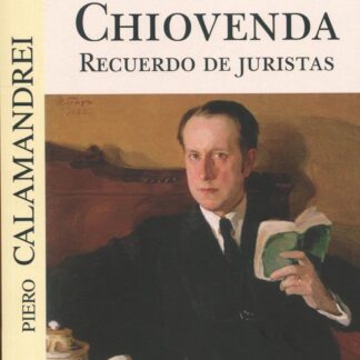 Chiovenda. Recuerdo de juristas