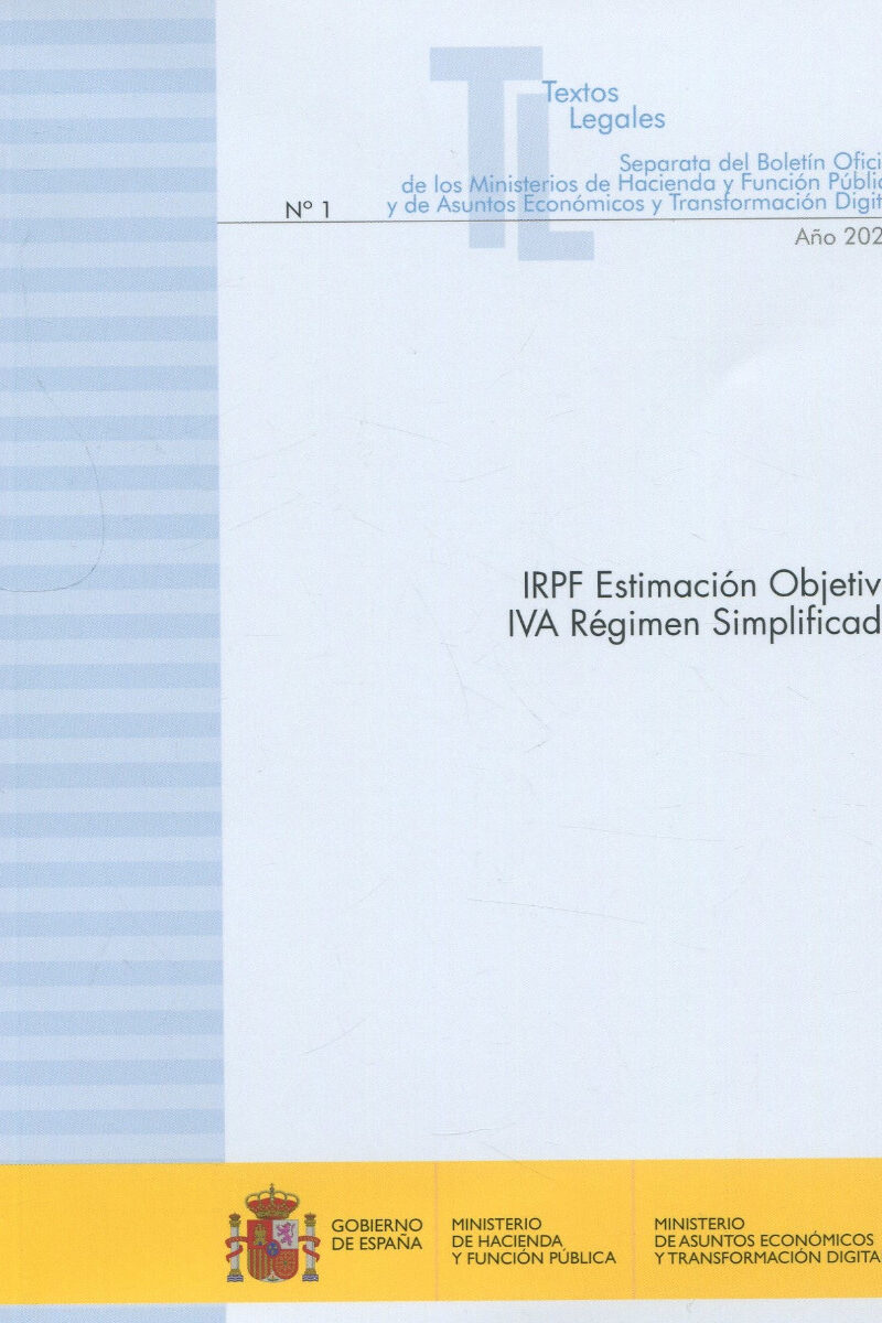 IRPF Estimación objetiva. IVA Régimen simplificado 2022 -0