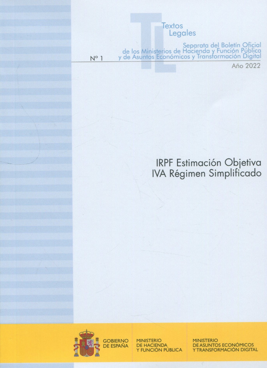 IRPF Estimación objetiva. IVA Régimen simplificado 2022 -0