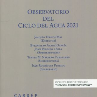 Observatorio del ciclo del agua 2021