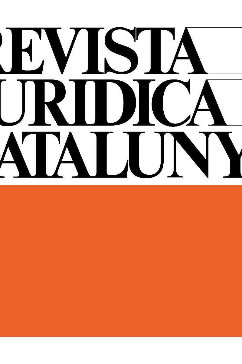 Revista Jurídica de Catalunya 2022. Papel + Online -0