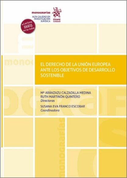 Derecho de la Unión Europea ante los objetivos de desarrollo sostenible