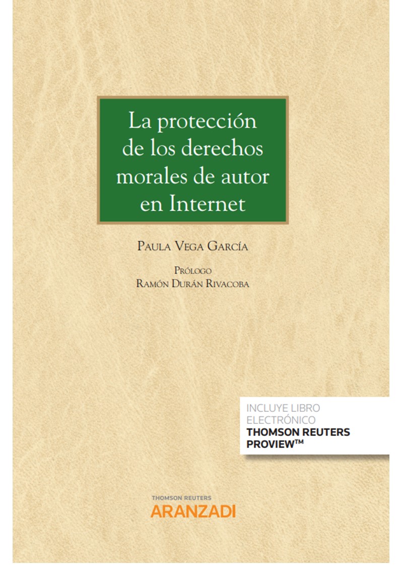 Protección derechos morales de autor en internet -9788411247092