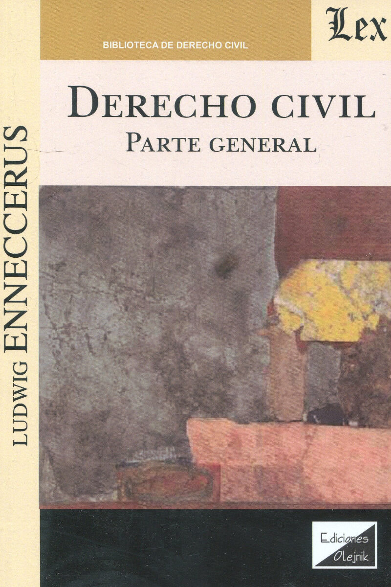 Derecho Civil. Parte General -0