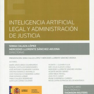 Inteligencia artificial legal y administración de justicia