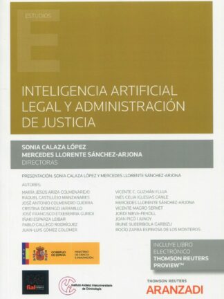 Inteligencia artificial legal y administración de justicia